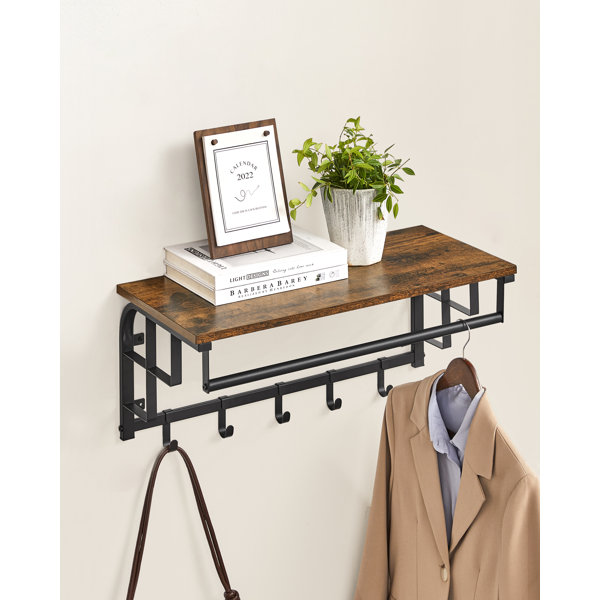 Mounted Coat Rack With Shelf | Wayfair.co.uk